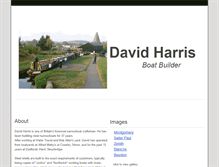 Tablet Screenshot of davidharrisboatbuilder.com